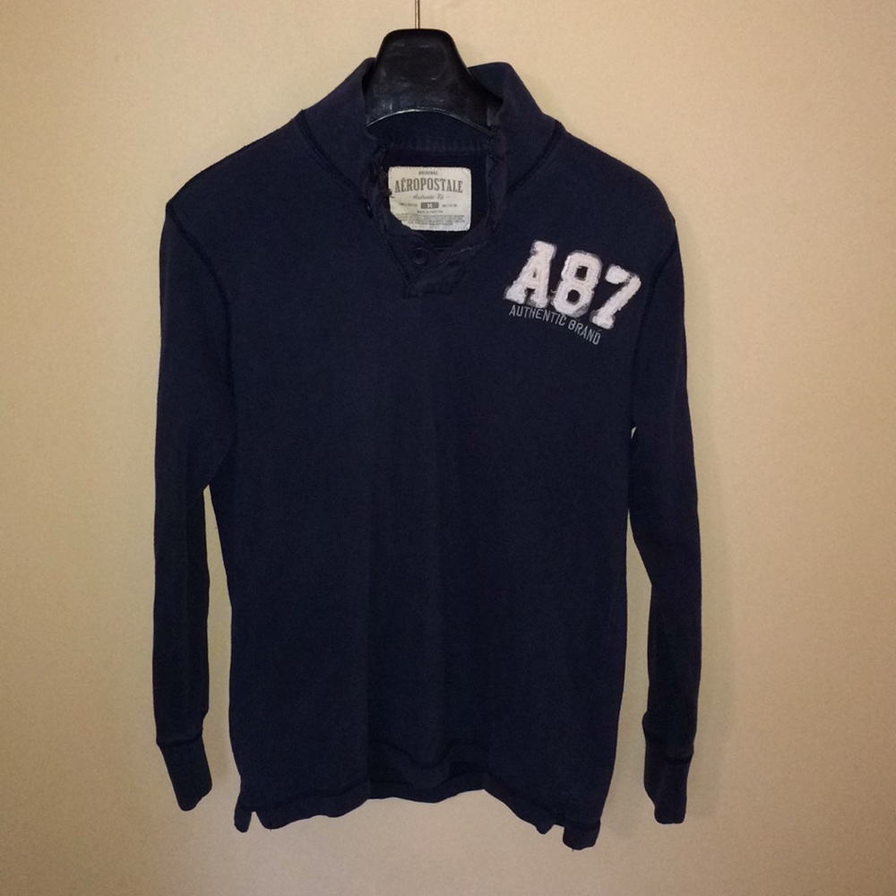 Aeropostale 1/4 button up sweatshirt.